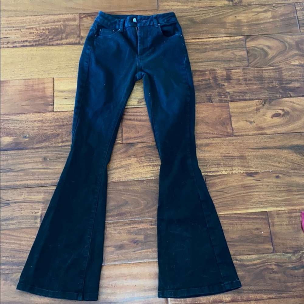 ASOS Black flare jeans